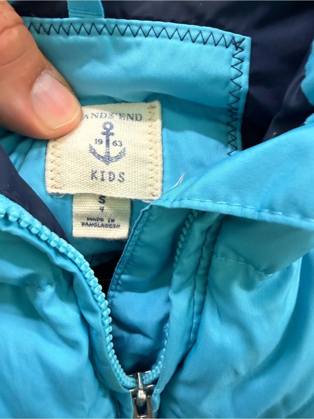 Lands End sleeveless quilted